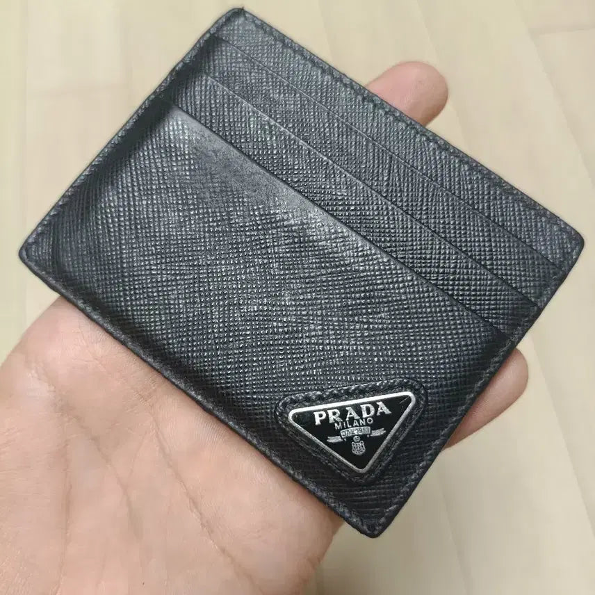 [BUNJANG] Prada Saffiano Card Holder Black / (정품)프라다 사피아노 카드지갑 블랙