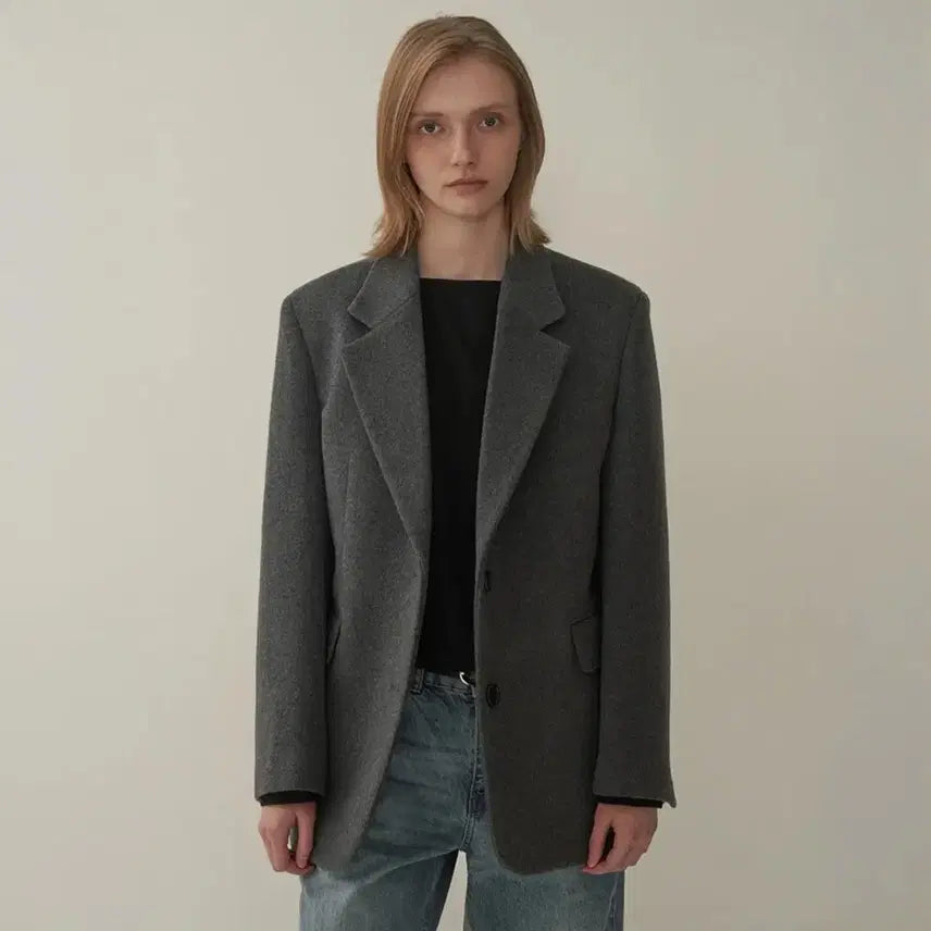 [BUNJANG] MOT Wool Over Two-Button Jacket / 새상품/모트 울오버 투버튼자켓