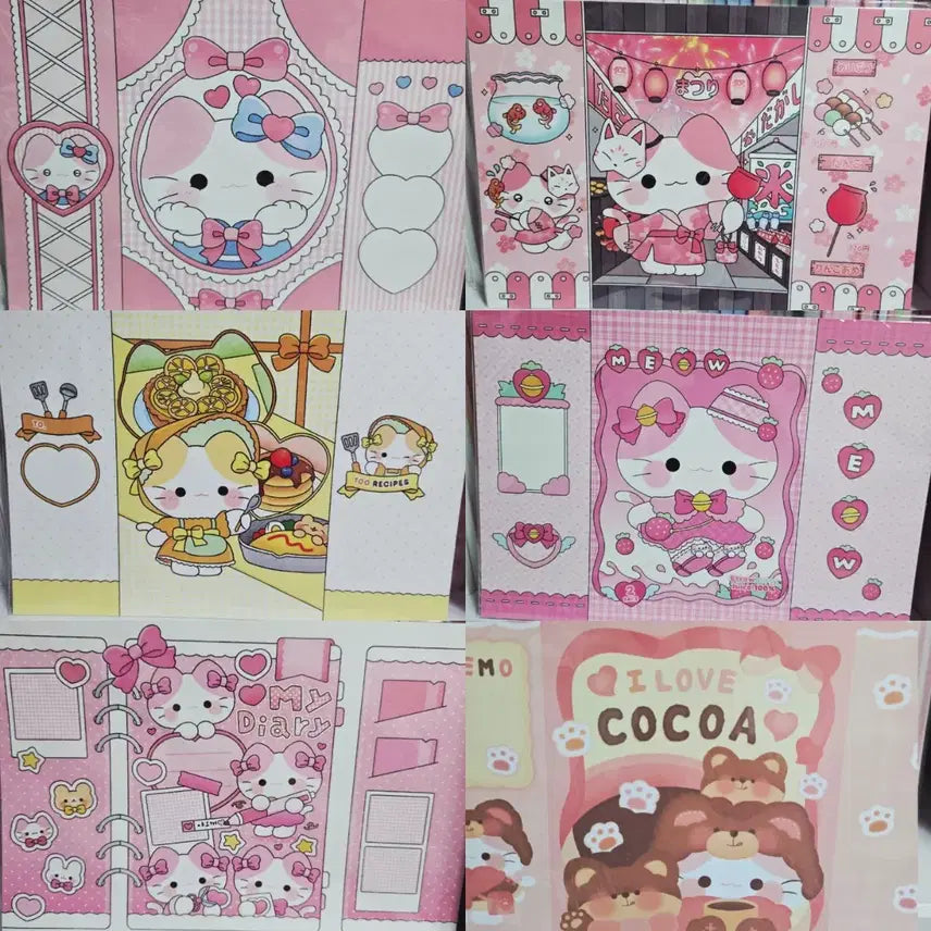 [BUNJANG] Myao Shuni Lala SSG Wrapping Paper A4 / 먀오 슈니 라라씨 공공샵 랩핑지 A4