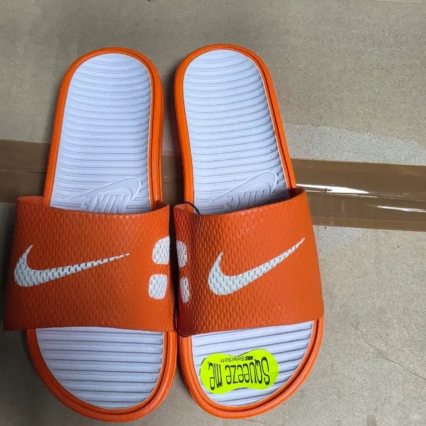 [BUNJANG] Nike Thorosoft Slide Orange / 나이키 쏘로소프트 슬라이드 오렌지