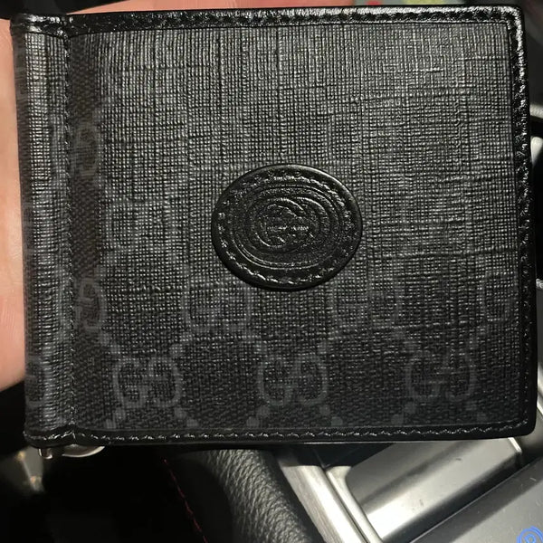 [BUNJANG] Gucci GG Interlocking Money Clip Black / 정품 구찌 머니클립 블랙