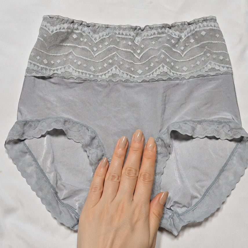 [BUNJANG] Women's Lace Gray Panties M / (중고) 여성 레이스 그레이 팬티 M