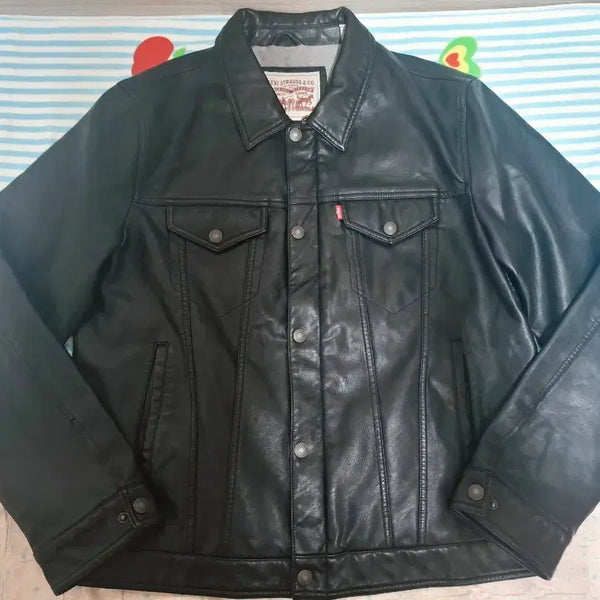 [BUNJANG] Levi's Leather Trucker Jacket / 리바이스 레더 트러커 자켓