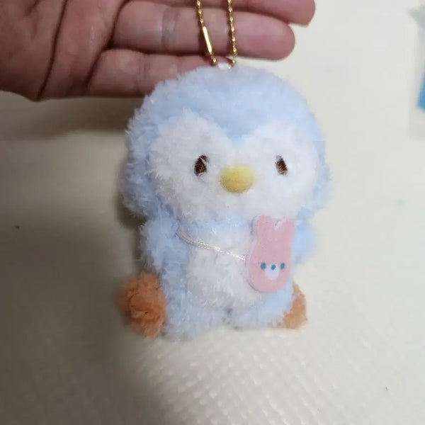 [BUNJANG] Penguin Plush Keychain / 뽀글이 유치원펭귄 키링 새상품