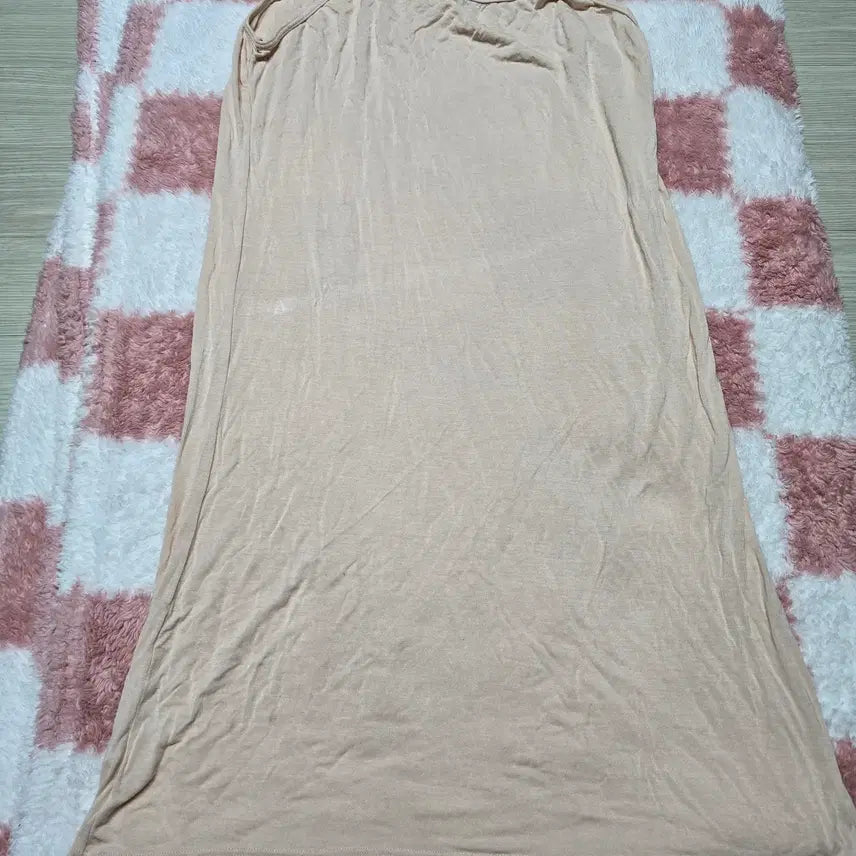 [BUNJANG] Women's Beige Slip Dress (Used) / (중고) 여성 베이지 슬립 원피스