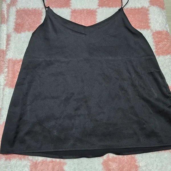 [BUNJANG] Women's Black Camisole Tank Top / (중고) 여성 블랙 캐미솔 나시