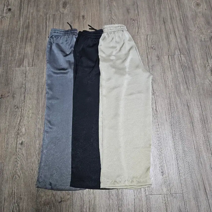 [BUNJANG] Polyester Silk Feel Banding Pants / 실크 비단 느낌  폴리천 밴딩 팬츠