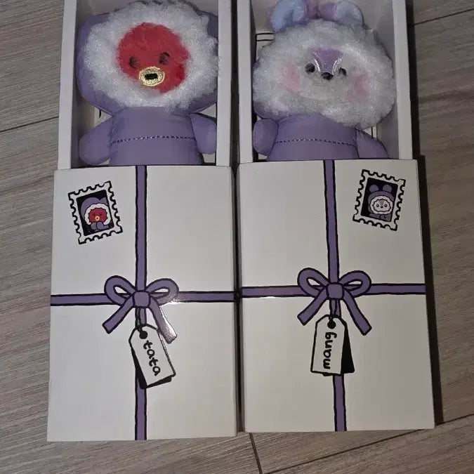[BUNJANG] BT21 Tata & Mang Character Dolls Set / 타타 망 인형