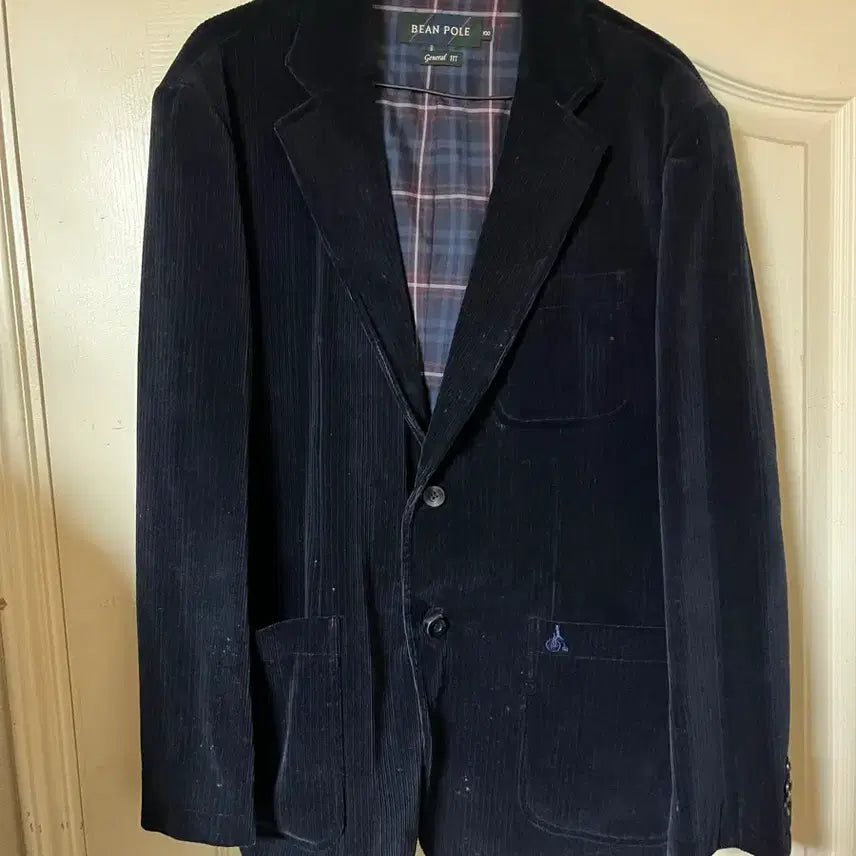 [BUNJANG] Beanpole Corduroy Jacket Navy / 빈폴 코듀로이 자켓 네이비