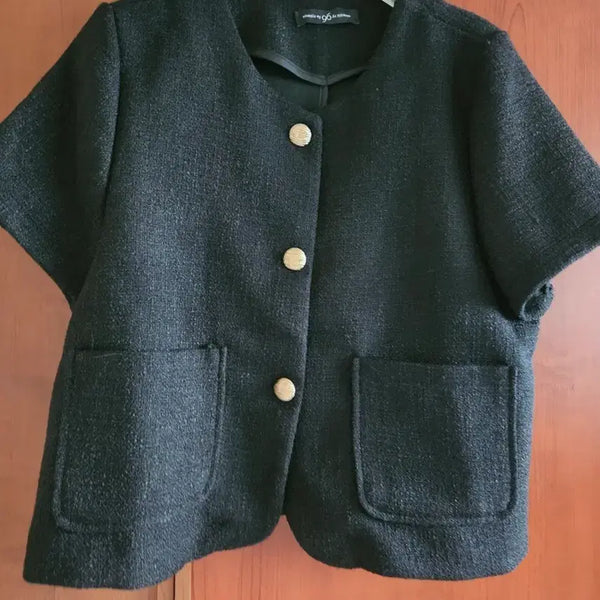 [BUNJANG] Nine Six Cute Tweed Jacket / 나인식스  귀요미트위드자켓 Free