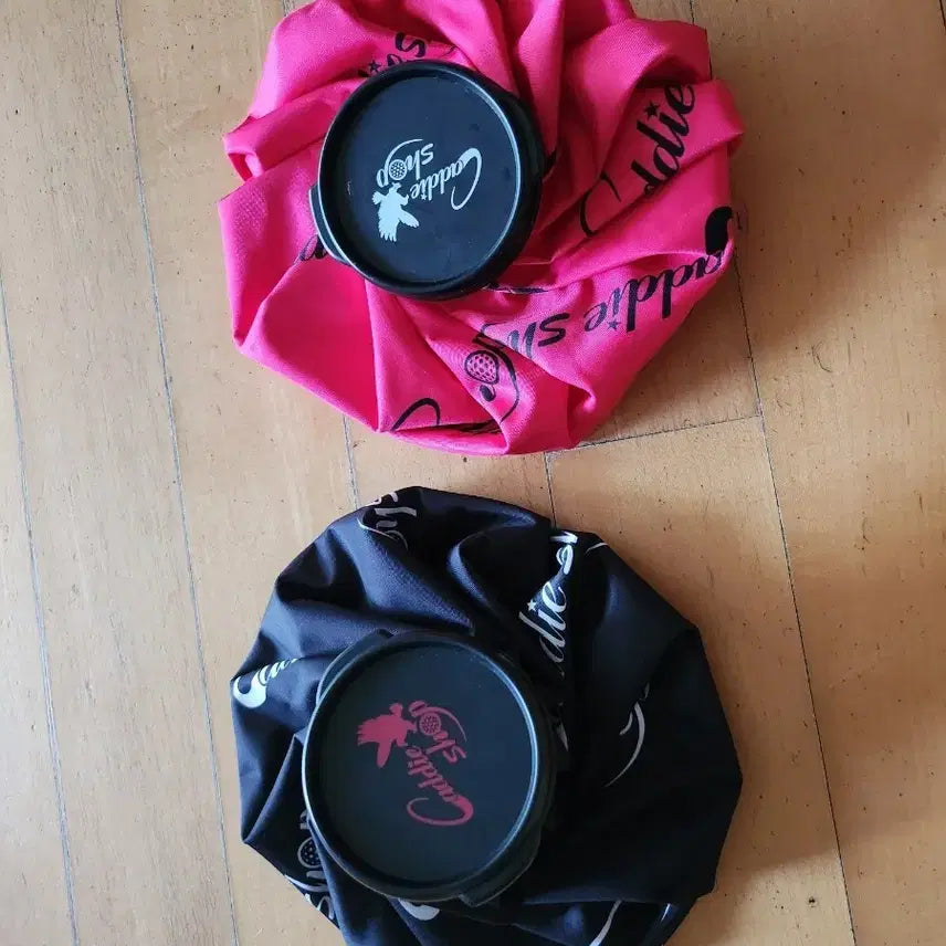 [BUNJANG] Caddie Shop Ice Packs Bundle Set (Pink & Black) / 골프. 운동 얼음주머니 두개일괄