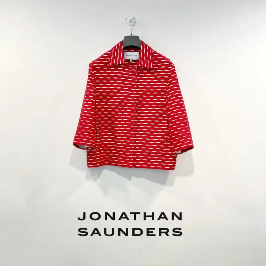 [BUNJANG] Jonathan Saunders Jacquard Jacket (Size 38) / Jonathan Saunders 조나단 선더스 자카드 자켓 (38)