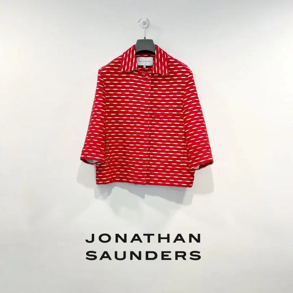 [BUNJANG] Jonathan Saunders Jacquard Jacket (Size 38) / Jonathan Saunders 조나단 선더스 자카드 자켓 (38)