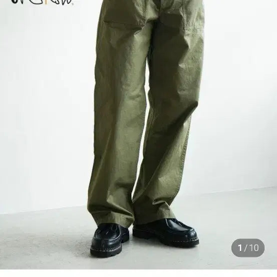 [BUNJANG] OrSlow Fatigue Pants U.S. Army Ripstop Size 2 / 오어슬로우 퍼티그 팬츠 U.S. 아미 립스탑 (2)