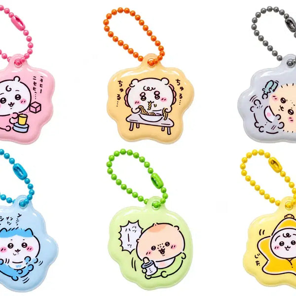 [BUNJANG] Chiikawa Baby Fluffy Keychain Set (6 Variants Available Individually) / 치이카와 베이비 푹신 키링 6종 세트 (단품 가능)