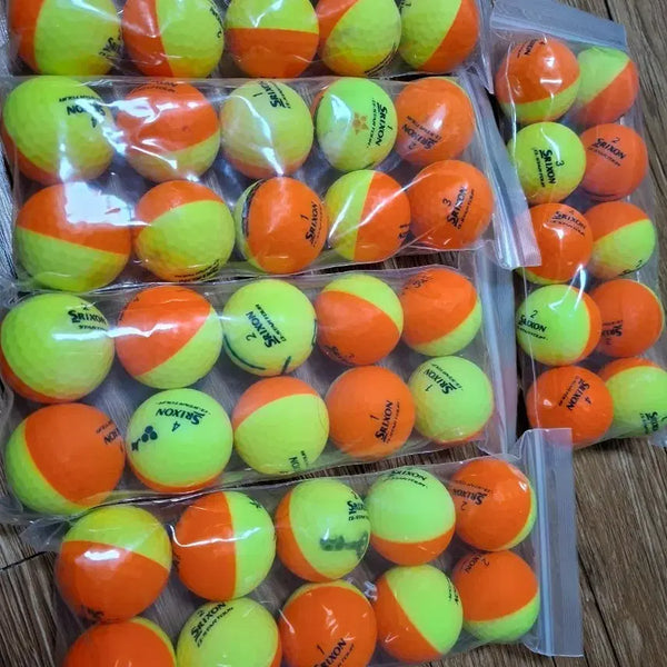[BUNJANG] Srixon Q-Star Golf Balls (50 Count) - Used / 스릭슨 반반공 큐스타 50알 / 사용감있는볼