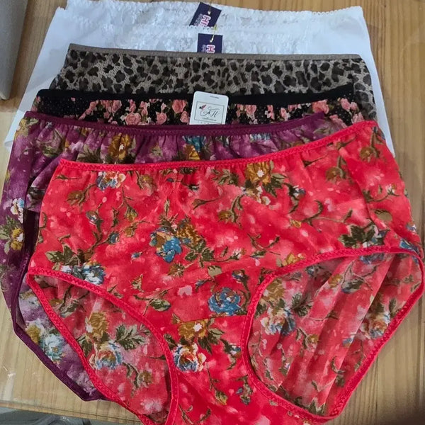 [BUNJANG] Big Size Panties (Sizes 100-105) - 6 Pack / 빅사이즈팬티100~105호6장10,000원