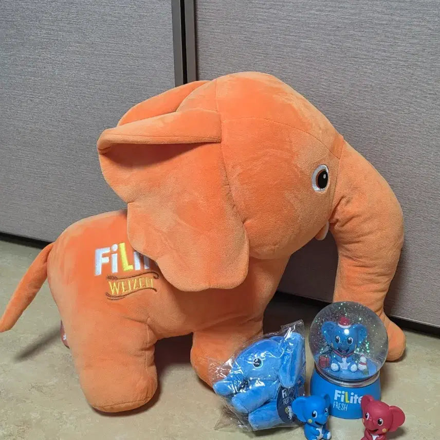 [BUNJANG] Filite Bundle Set Elephant Plush, Snowball, Keyring, Figure / 필라이트 굿즈 일괄