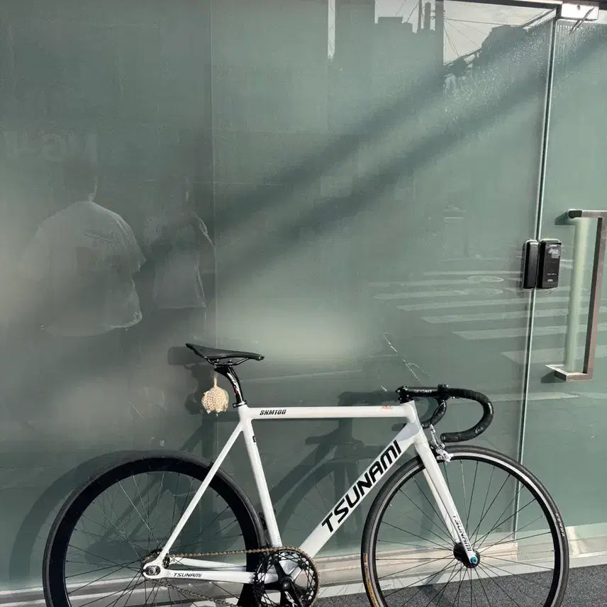 [BUNJANG] Tsunami White L Frame Road Bike / 쓰나미 화이트 판매합니다