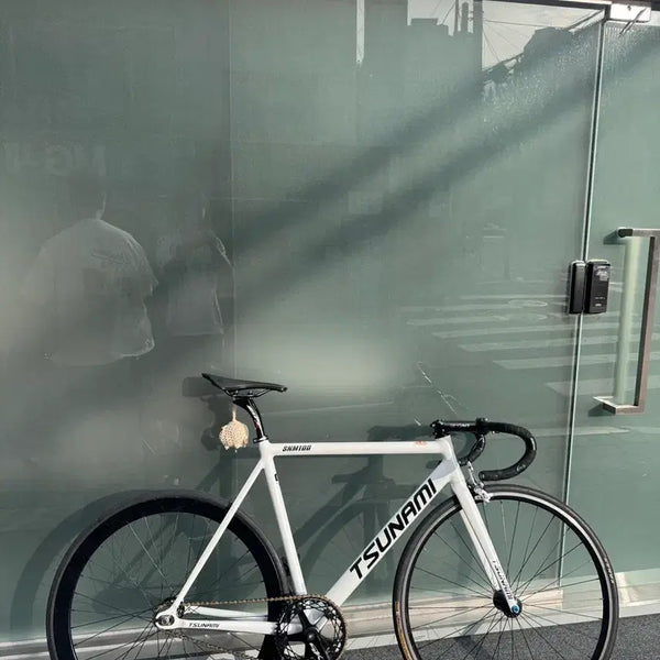 [BUNJANG] Tsunami White L Frame Road Bike / 쓰나미 화이트 판매합니다