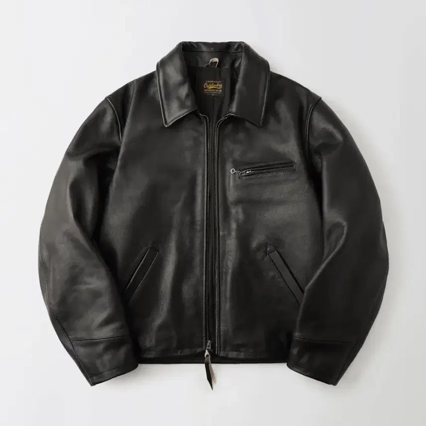 [BUNJANG] Outstanding TEA CORE Leather Jacket / (105) 아웃스텐딩 TEA CORE 레더자켓