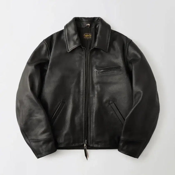 [BUNJANG] Outstanding TEA CORE Leather Jacket / (105) 아웃스텐딩 TEA CORE 레더자켓
