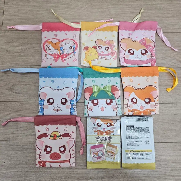 [BUNJANG] Hamtaro Drawstring Pouch / (일본정품) 햄토리 복조리 파우치