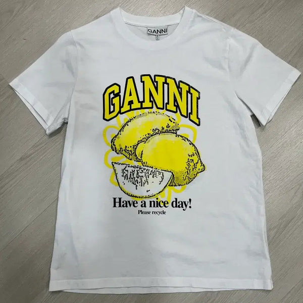 [BUNJANG] GANNI Short Sleeve T-Shirt / 가니반팔티셔츠