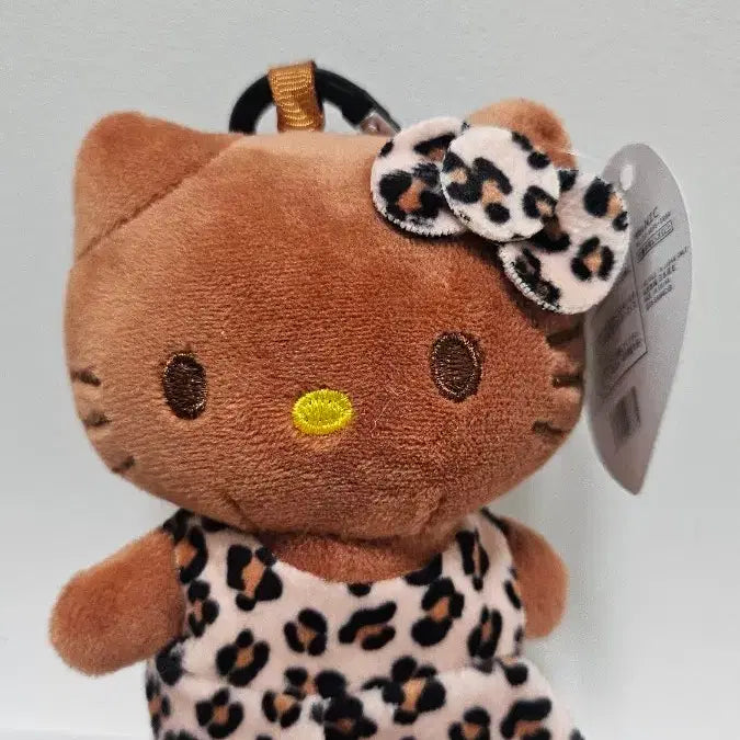 [BUNJANG] Hello Kitty Leopard One-Piece Keychain / 헬로키티 레오파드 원피스 키링