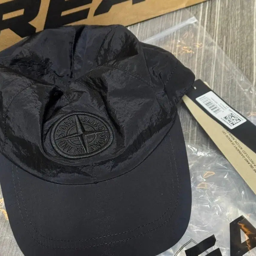 [BUNJANG] Stone Island Cotton Cap Black / 스톤아일랜드 볼캡 블랙