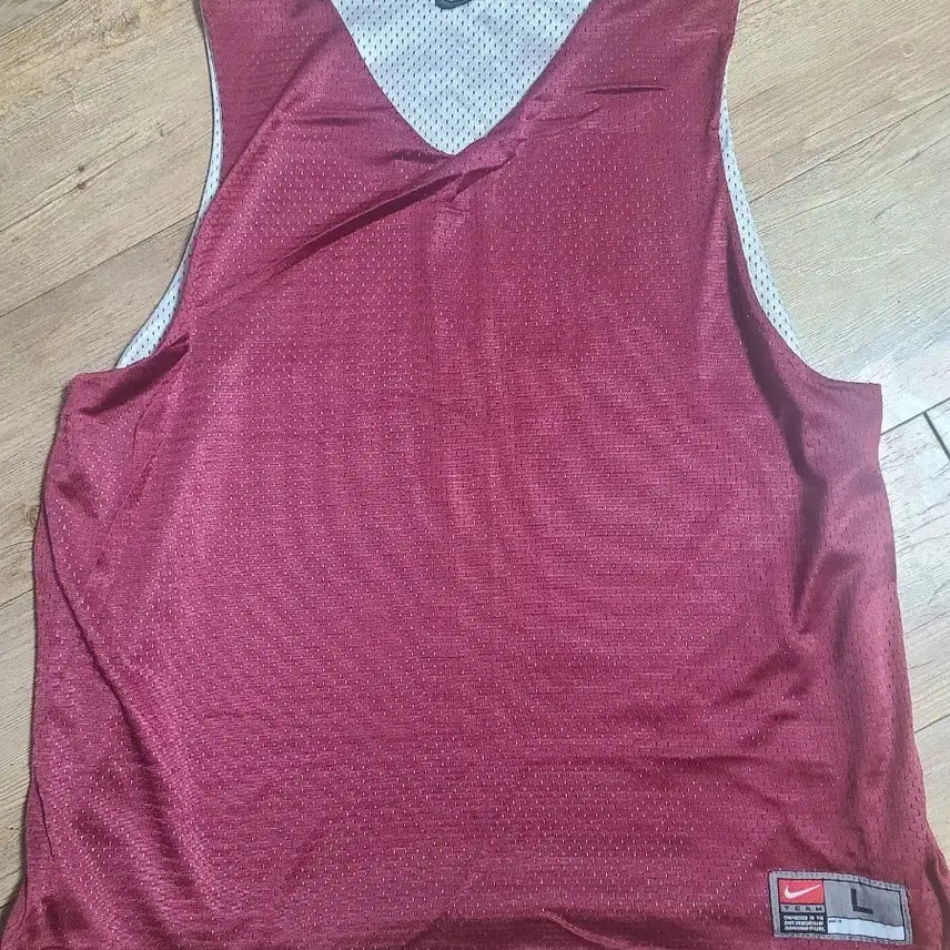 [BUNJANG] Nike Reversible Basketball Jersey Burgundy / 나이키 농구 양면 버건디