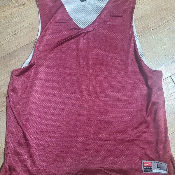 [BUNJANG] Nike Reversible Basketball Jersey Burgundy / 나이키 농구 양면 버건디
