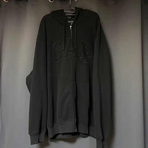 [BUNJANG] Gap Black Full Zip Hoodie 3XL / 갭 후드 집업 블랙 3XL