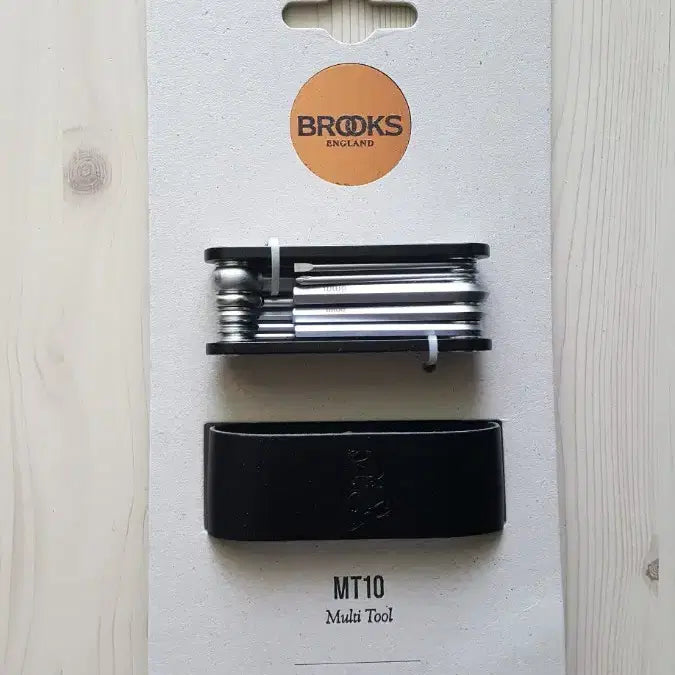 [BUNJANG] Brooks MT10 Bicycle Multi-Tool (Black/Light Brown) / 영국 브룩스 Brooks MT10 자전거 멀티툴 휴대용 공구 (블랙/라이트브라운) 새제품