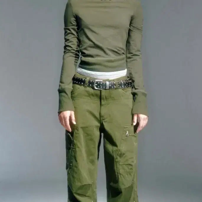 [BUNJANG] Vacant Archive Freddy Work Pants Khaki / 베이컨트 아카이브 프레디 워크 팬츠