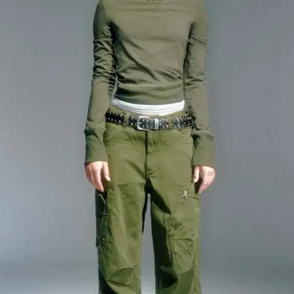 [BUNJANG] Vacant Archive Freddy Work Pants Khaki / 베이컨트 아카이브 프레디 워크 팬츠