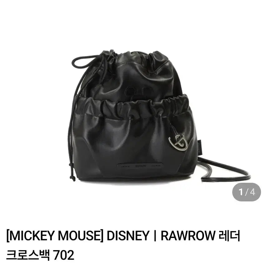 [BUNJANG] RAWROW Disney Mickey Mouse Cross Bag Black / RAWROW 디즈니 미키마우스 크로스백 702 블랙