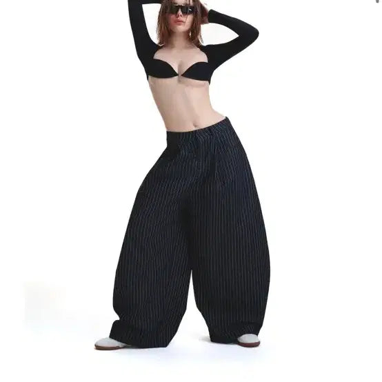 [BUNJANG] Pushpush Striped Pants / Pushpush 스트라이프 팬츠