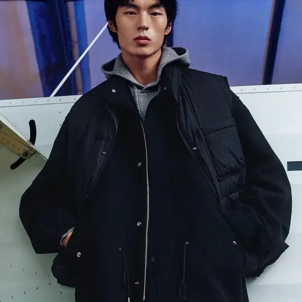 [BUNJANG] Shift.g Goose Down Vest Black Size 105 / shift.g 구스다운 베스트 블랙 105