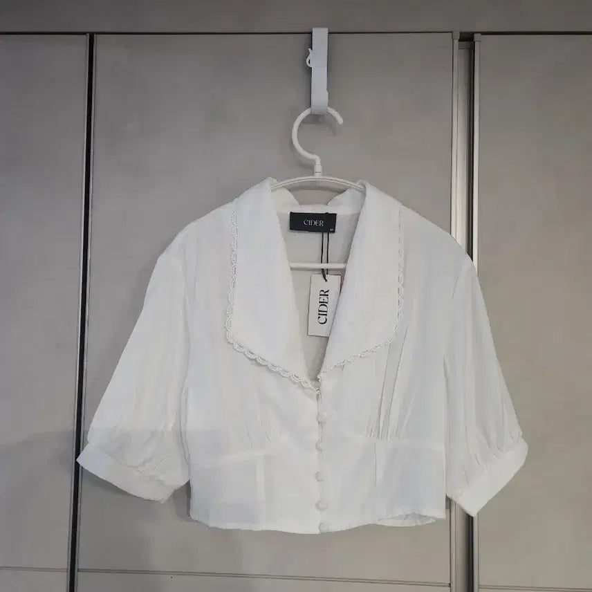 [BUNJANG] Shop Sidera Crop Blouse / 샵사이다 크롭 블라우스