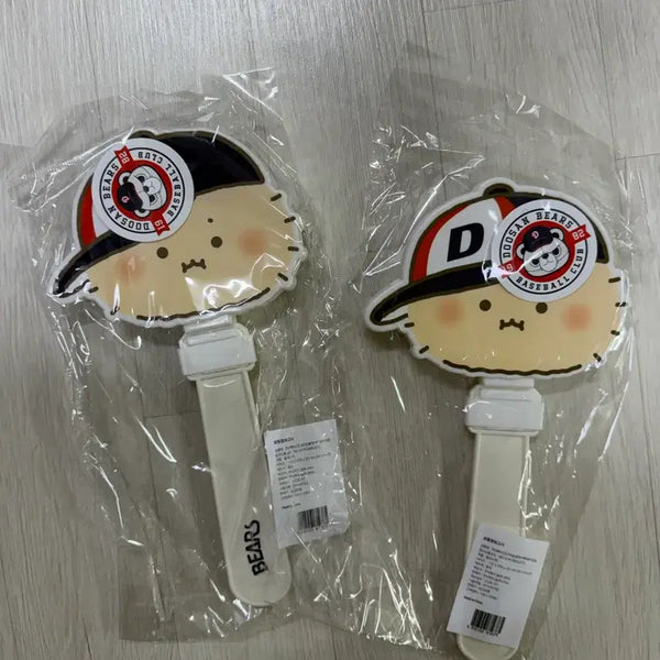 [BUNJANG] Doosan Bears Mang-Gom Clapper Cheer Stick (2 pcs) / 두산베어스 망곰 짝짝이 응원봉 2개