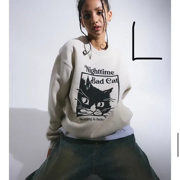 [BUNJANG] Nothing Is Better Than Me Sweatshirt (Brushed) / 낫띵이즈베럴댄미 L 기모맨투맨 새상품