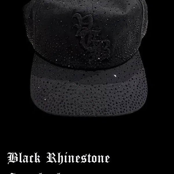 [BUNJANG] Vertabrae Gradient Black Distressed Snapback Cap / Vertabrae 그라데이션 블랙 디스트로이드 스냅백 캡