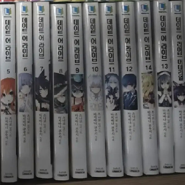 [BUNJANG] Date A Live Light Novel Volume 1-14, Material Volume 1, Encore Volume 1-4 Bundle Set / 라노벨 데이트 어 라이브 1~14권 머테리얼1권 앙코르 1~4권 일괄로 팝니다