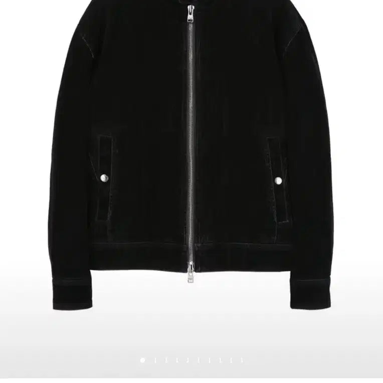 [BUNJANG] Allegri 26S/S Velour Denim Jacket / 알레그리 26S/S 벨루어 데님자켓
