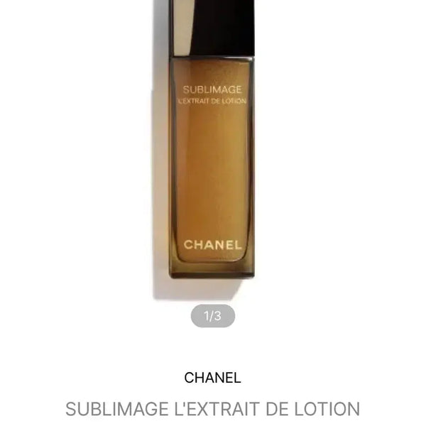 [BUNJANG] Chanel Sublimage L'Extrait de Lotion 20ml (2 x 10ml) / 샤넬 수블리마지 렉스트레 드 로씨옹