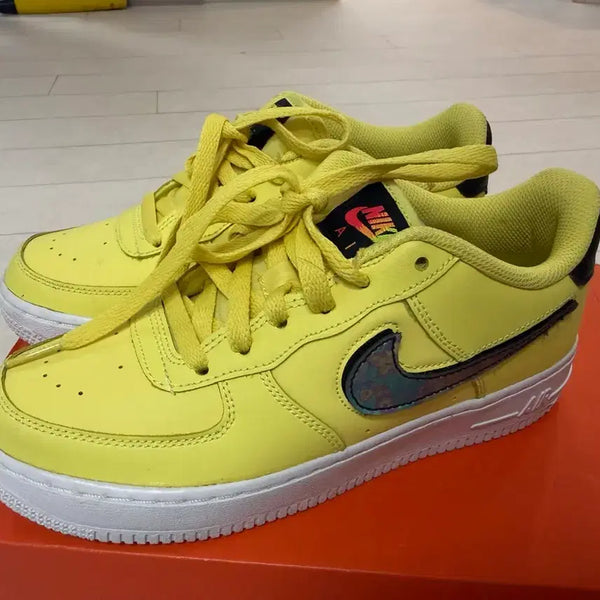 [BUNJANG] Nike Air Force 1 Low Yellow - Boys Size 5Y / 나이키 에어포스 1 로우 옐로우 5Y 나이키운동화 나이키포스 에어포스
