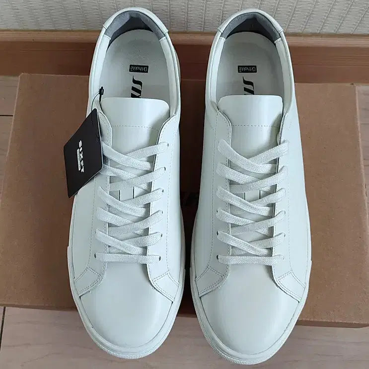 [BUNJANG] Sixfit 265 Leather Height-Increasing Sneakers / 새상품 식스핏265 가죽 운동화 키높이 남자 스니커즈