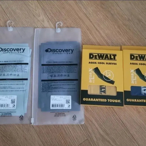 [BUNJANG] Discovery Expedition & DeWalt Aqua Cool Sleeve Set / 디스커버리 익스페디션 쿨토시 / 디월트 아쿠아 쿨 슬리브 새것
