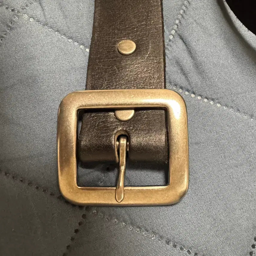 [BUNJANG] RRL Hand-Burnished Leather Belt Size 36 / 더블알엘 rrl 벨트 핸드버니쉬 핸드버니시 36 사이즈